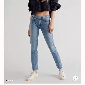 Citizens of Humanity Inga Low Rise Straight Leg Light Wash Lilleth 26